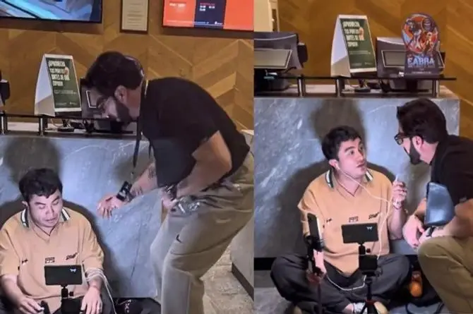 ¡Golpes fuera del ring! Poncho de Nigris agrede a reportero (+fotos/video)